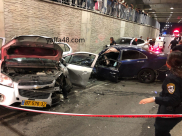 اللد: أربعة إصابات بحادث طرق مروع أثنين متوسطة في جنيه أفيف.